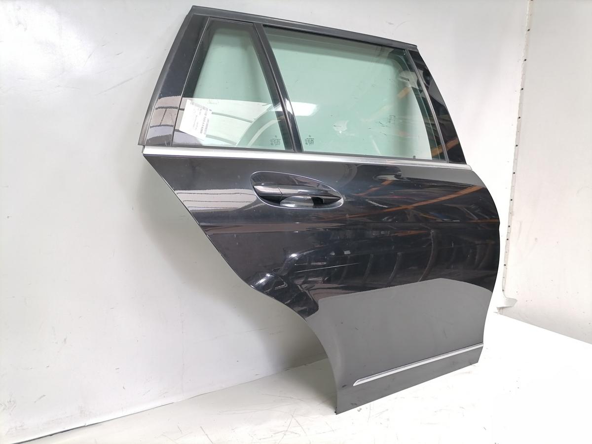 Mercedes C Klasse S204 original T&uuml;r hinten rechts 197 Obsidianschwarz Kombi Bj.2008